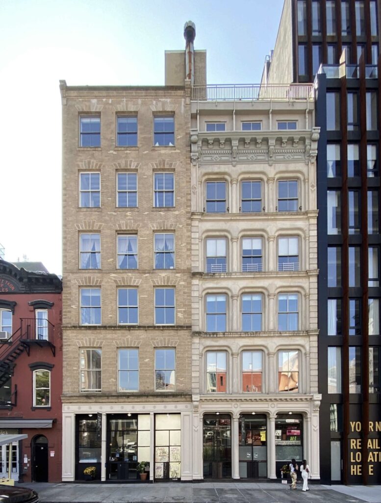 Photograph of 27-29 Great Jones Street, via LPC proposal at nyc.gov